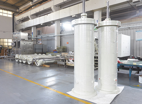 大气缸装配场景